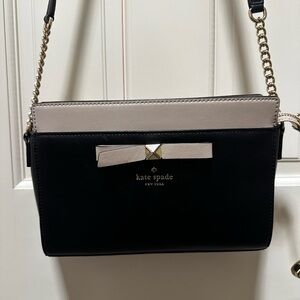 Kate Spade Black and Tan Crossbody Bag